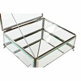 Guarda-Joias DKD Home Decor Cristal Metal (25 x 21 x 10 cm)