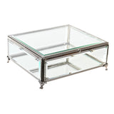 Guarda-Joias DKD Home Decor Cristal Metal (25 x 21 x 10 cm)