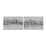 Pintura DKD Home Decor 120 x 2,8 x 80 cm Abstrato Loft (2 Unidades)