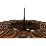 Candeeiro de teto DKD Home Decor 48 x 48 x 31 cm Castanho Rotim 50 W