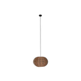 Candeeiro de teto DKD Home Decor 48 x 48 x 31 cm Castanho Rotim 50 W