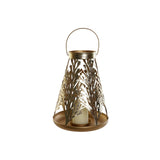Lanterna DKD Home Decor Dourado Metal 25 x 25 x 42 cm