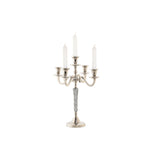 Candelabro DKD Home Decor Prateado Alumínio Acrílico 26 x 26 x 36 cm