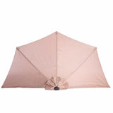 Parasol 240 x 125 x 250 cm Taupe Alumínio