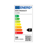 Foco embutido EDM Downlight 20 W 1500 Lm (6400 K)