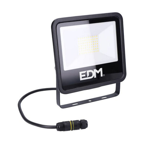 Projector LED EDM Preto 50 W F 4000 Lm (6400 K)
