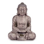 Figura Decorativa para Jardim Buda Cinzento Poliresina (25 x 57 x 42,5 cm)