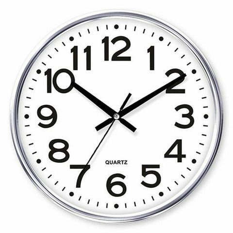 Relógio de Parede Timemark Prateado 34 x 34 cm
