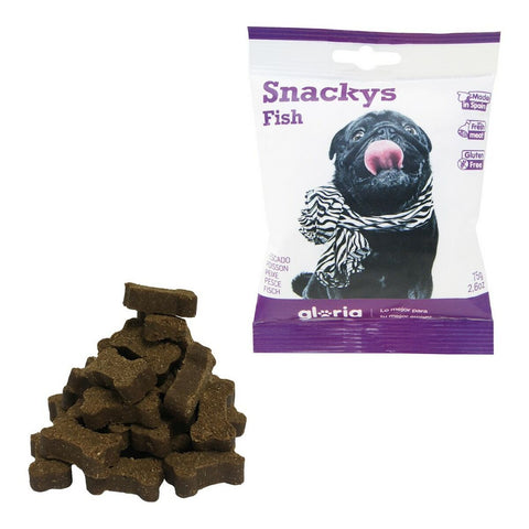 Snack para cães Gloria Display Snackys Peixe