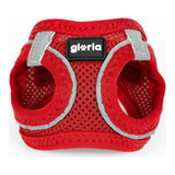 Arnês para Cães Gloria Air Mesh Trek Star Ajustável Vermelho Tamanho XXXS (18-20 cm)