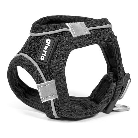 Arnês para Cães Gloria Air Mesh Trek Star Ajustável Preto Tamanho XXXS (18-20 cm)