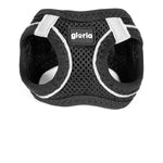 Arnês para Cães Gloria Air Mesh Trek Star Ajustável Preto Tamanho XXXS (18-20 cm)