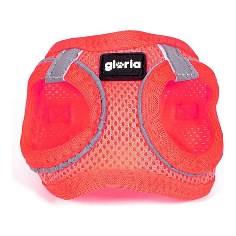 Arnês para Cães Gloria Air Mesh Trek Star Ajustável Cor de Rosa L (33,4-35 cm)