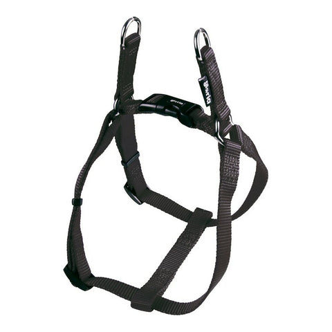 Arnês para Cães Gloria Liso Ajustável 35-51 cm Preto Tamanho S