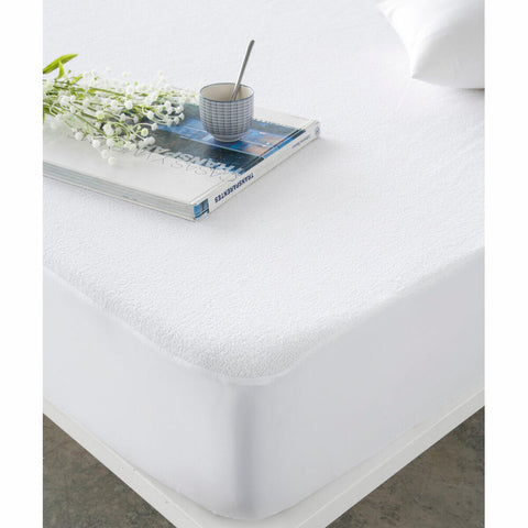 Protetor de colchão Naturals Branco Solteiro 90 x 190/200 cm