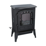 Chaminé Elétrica Decorativa de Parede Classic Fire Torino Preto 2000 W