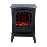 Chaminé Elétrica Decorativa de Parede Classic Fire Torino Preto 2000 W