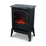 Chaminé Elétrica Decorativa de Parede Classic Fire Torino Preto 2000 W