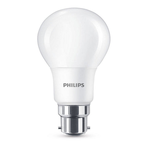 Lâmpada LED esférica Philips 8W A+ 4000K 806 lm Luz quente B22 8W 60W 806 lm (2700k) (4000K)