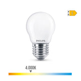 Lâmpada LED Philips Esférico E 6,5 W E27 806 lm 4,5 x 7,8 cm (4000 K)