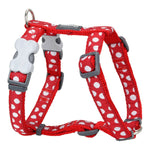 Arnês para Cães Red Dingo Style Vermelho Lunares 30-48 cm