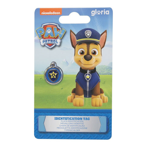 Placa identificativa para colar The Paw Patrol Chase Tamanho S