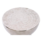 Mesa de apoio DKD Home Decor Prateado Alumínio 38 x 38 x 45 cm