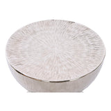 Mesa de apoio DKD Home Decor Prateado Alumínio 38 x 38 x 45 cm