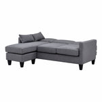 Sofá-cama Astan Hogar Chaise Lounge Cinzento