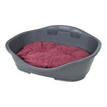 Cama para cães Stefanplast 700301 68 x 27,5 x 49 cm Cinzento Plástico