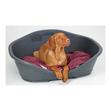 Cama para cães Stefanplast 700301 68 x 27,5 x 49 cm Cinzento Plástico