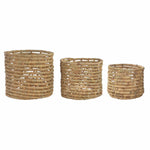 Conjunto de Cestas DKD Home Decor Tropical Fibra (35 x 35 x 30 cm)