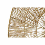 Decoração de Parede DKD Home Decor Natural Castanho 60 x 2 x 60 cm