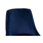 Cadeira de Sala de Jantar DKD Home Decor 52,5 x 57 x 85,5 cm Azul