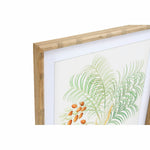 Pintura DKD Home Decor 50 x 2,8 x 50 cm Shabby Chic Plantas botânicas (6 Peças)