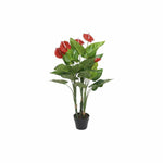 Planta Decorativa DKD Home Decor Vermelho Verde PVC (70 x 70 x 110 cm)