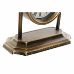 Tafelklok DKD Home Decor 20 x 10,5 x 25 cm Cristal Dourado Ferro Tradicional