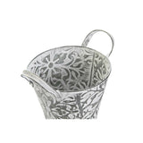 Conjunto de Vasos DKD Home Decor Mosaico Cinzento Metal Árabe (31 x 25 x 19 cm)