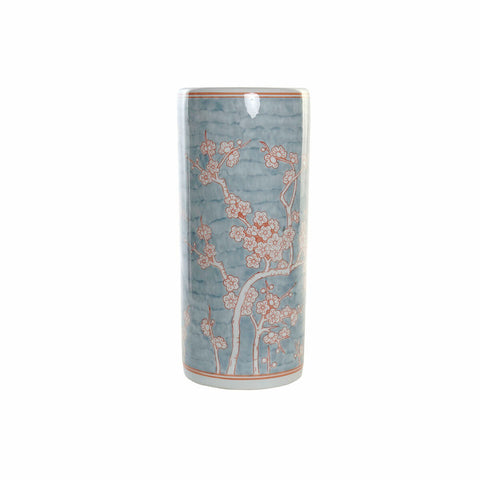 Suporte de guarda-chuva DKD Home Decor Porcelana Azul Laranja (20 x 20 x 46 cm)