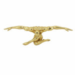 Figura Decorativa DKD Home Decor 46 x 13 x 12 cm Prateado Dourado Homem (2 Unidades)