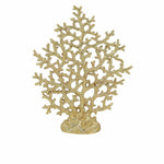 Figura Decorativa DKD Home Decor 26 x 5,5 x 34 cm Dourado Coral Mediterrâneo