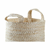 Conjunto de Cestas DKD Home Decor Fibra natural (29 x 29 x 26 cm) (3 Peças)