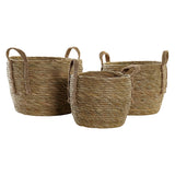 Conjunto de Cestas DKD Home Decor Corda Jute (35 x 35 x 26 cm)