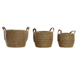 Conjunto de Cestas DKD Home Decor Corda Jute (35 x 35 x 26 cm)