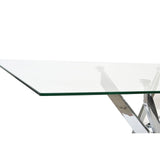 Mesa de Centro DKD Home Decor Cristal Metal Alumínio 120 x 70 x 50 cm