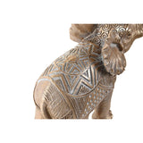 Figura Decorativa DKD Home Decor 21 x 8,5 x 18,5 cm Elefante Dourado Colonial