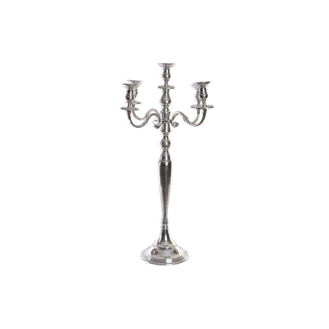 Candelabro DKD Home Decor Prateado Alumínio (42 x 42 x 70 cm)