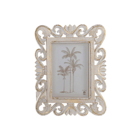 Moldura de Fotos DKD Home Decor 26 x 2 x 32 cm Cristal Madeira MDF