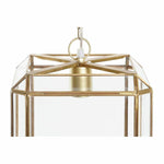 Candeeiro de teto DKD Home Decor Cristal Dourado Transparente Latão 50 W (25 x 25 x 25	 cm)