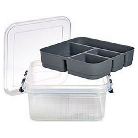 Caixa com compartimentos 8430852831903 Plástico 24,5 x 11,5 x 26 cm (24,5 x 11,5 x 26 cm)